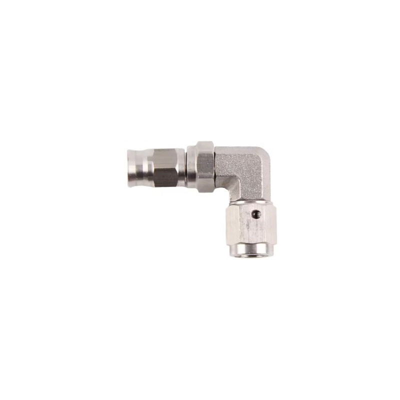 Racor 90º Hembra giratoria 3/8 JIC, 600-03 Inox  UP-X