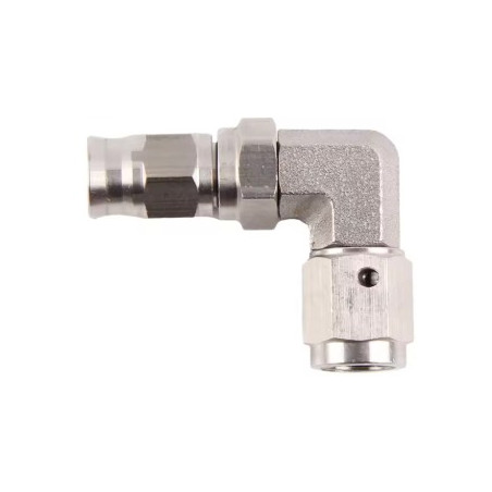 Racor 90º Hembra giratoria 3/8 JIC, 600-03 Inox  UP-X