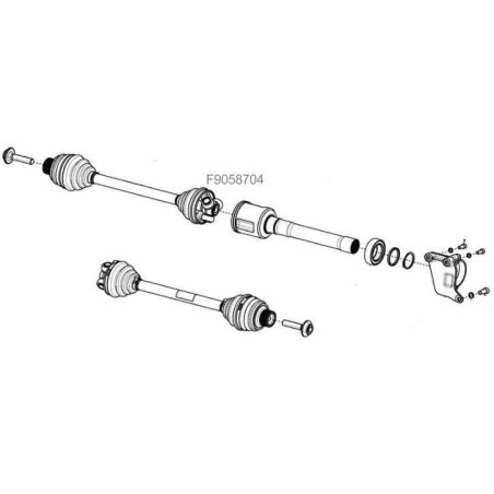 Fuelle para tripode de palier Sadev