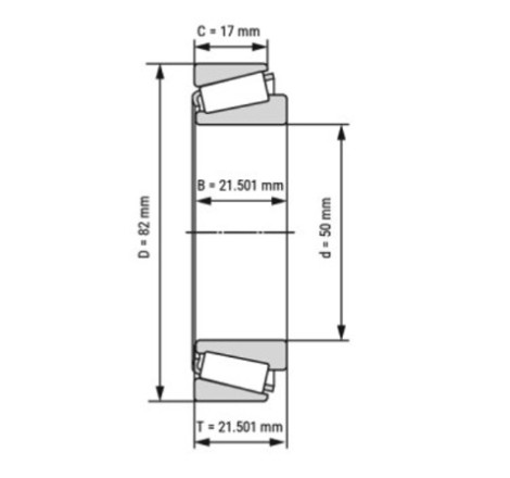 Rodamiento JLM104948/10 UBC Bearings