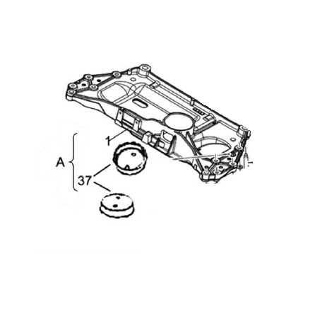 V4PL199309 Seat Leon Supercopa MK2, Seat, Audi, Volkwaguen, Skoda Subchasis/soporte. puente delantero FRONT SUBFRAME