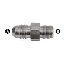 Racord adaptador JIC en un extremo y NPT en el otro